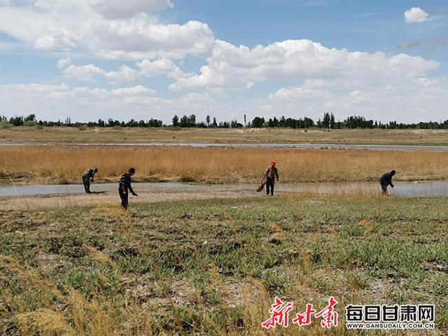 河长制 瓜州县河长办开展河湖安全大检查.jpg